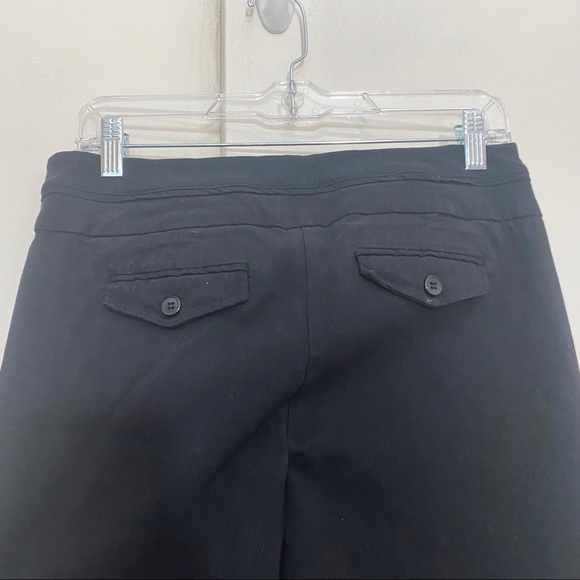 STUDIO 253 career pants wide waistband hook & zip closure faux pockets 10 - Picture 5 of 7